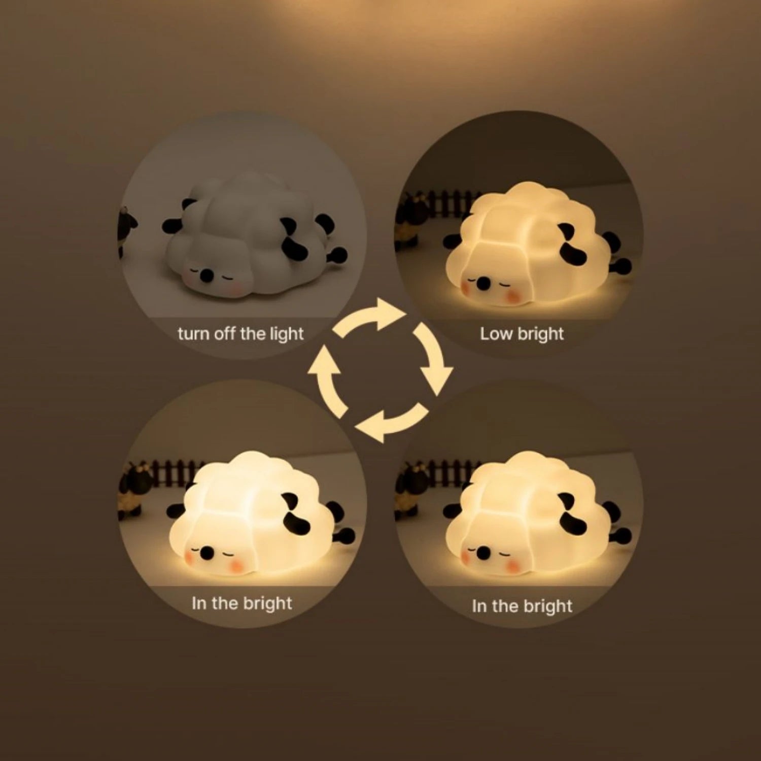 Squishy Sheep Night Lamp