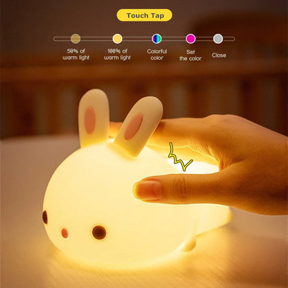 Touch Sensor Rabbit Night Light