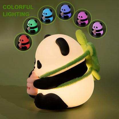 Squishy Panda Night Light  7 Colors