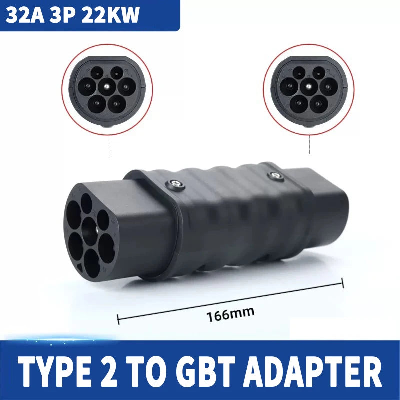 For All Standard EV Charger and EV Charging Adapter Type 1 to Type 2 Adapter Tesla to GBT Converter GBT to J1772 Charger Adapter