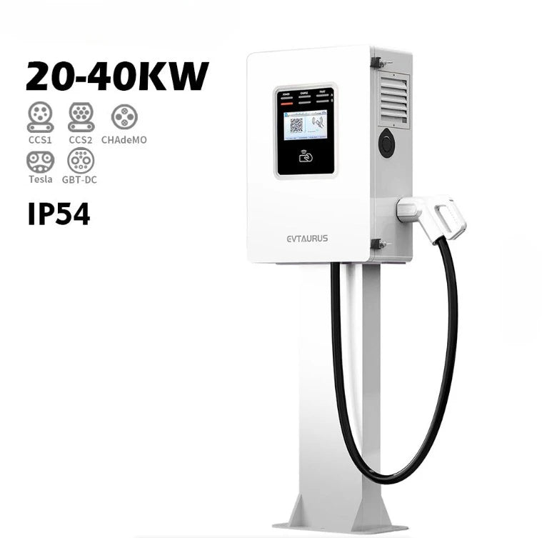 DC Fast EV Charger 20kW / 30kW / 40kW – CCS2, CCS1, CHAdeMO & OCPP