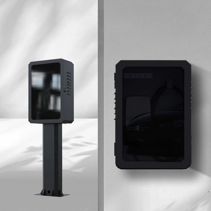 Outdoor EV Charger Enclosure – IP55 Lockable Steel Wallbox Cabinet