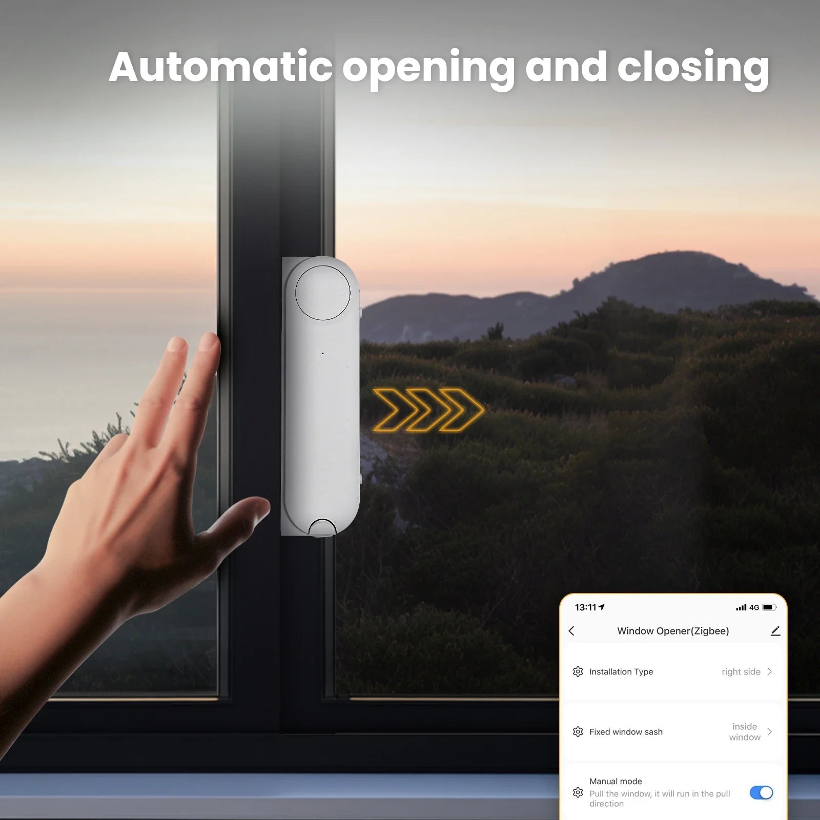 Window Pusher with App &amp; Voice Control