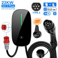 AFEEV Smart Type 2 EV Charger Wallbox – 7.6kW / 11kW / 22kW – WiFi, RFID, 5m Cable