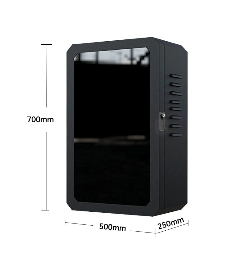 Outdoor EV Charger Enclosure – IP55 Lockable Steel Wallbox Cabinet