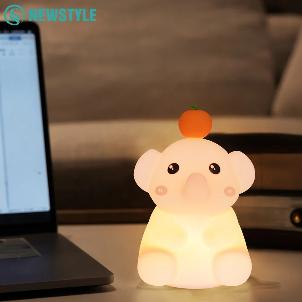 Elephant Squishy Night Lamp