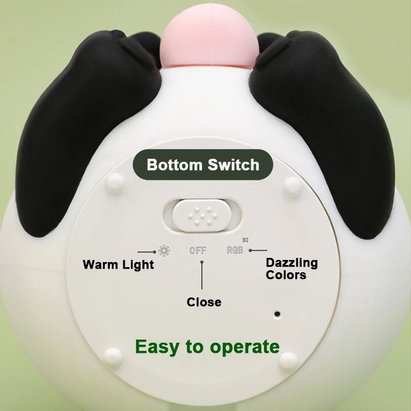 Squishy Panda Night Light  7 Colors