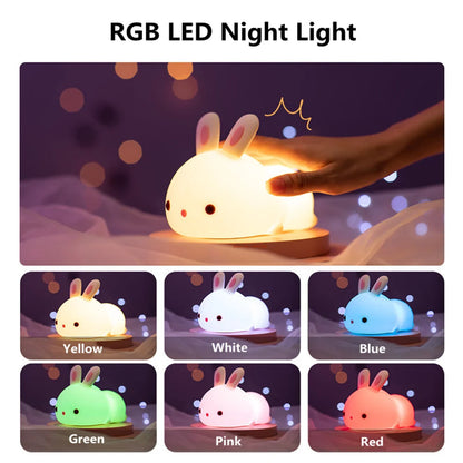 Touch Sensor Rabbit Night Light