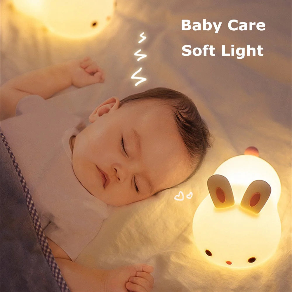 Touch Sensor Rabbit Night Light