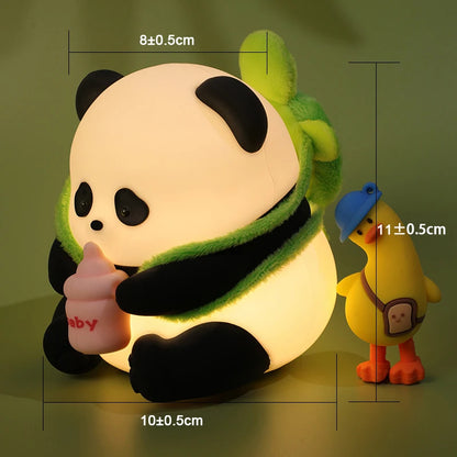 Squishy Panda Night Light  7 Colors