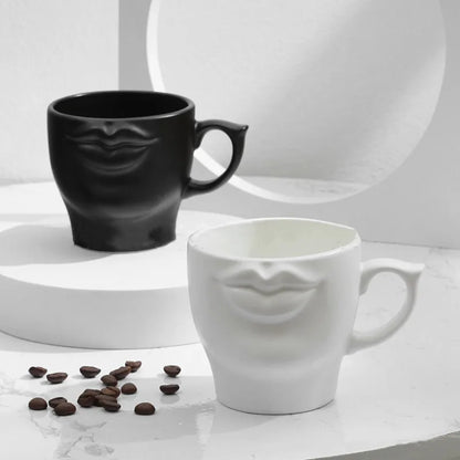 250ml Lips Cup Creative Body Coffee Mugs