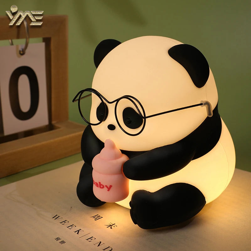 Squishy Panda Night Light  7 Colors