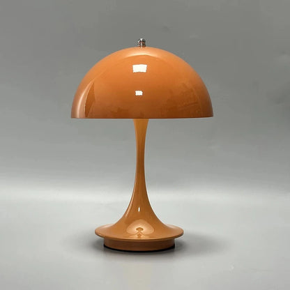 Mushroom Rechargeable LED Table Lamps 3Color Dimming Decoration Night for Hotel Portable Night Light Simple Modern Decoration