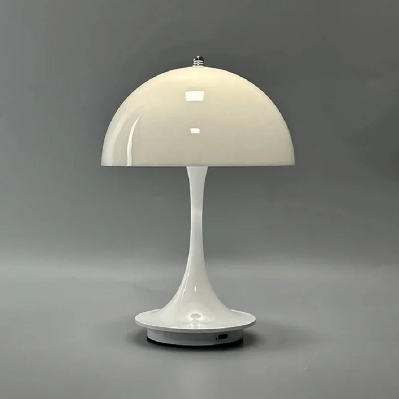 Mushroom Rechargeable LED Table Lamps 3Color Dimming Decoration Night for Hotel Portable Night Light Simple Modern Decoration