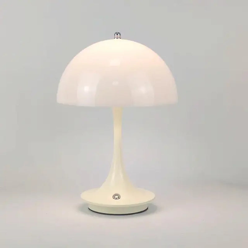 Mushroom Rechargeable LED Table Lamps 3Color Dimming Decoration Night for Hotel Portable Night Light Simple Modern Decoration