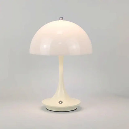 Mushroom Rechargeable LED Table Lamps 3Color Dimming Decoration Night for Hotel Portable Night Light Simple Modern Decoration